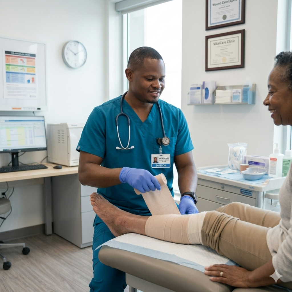 Visiting a wound care clinic in Nairobi for the first time? Learn exactly what to expect at VitalCare Wound & Ostomy Clinic — from your initial assessment to your personalised treatment plan. Serving patients across Nairobi with expert, compassionate care